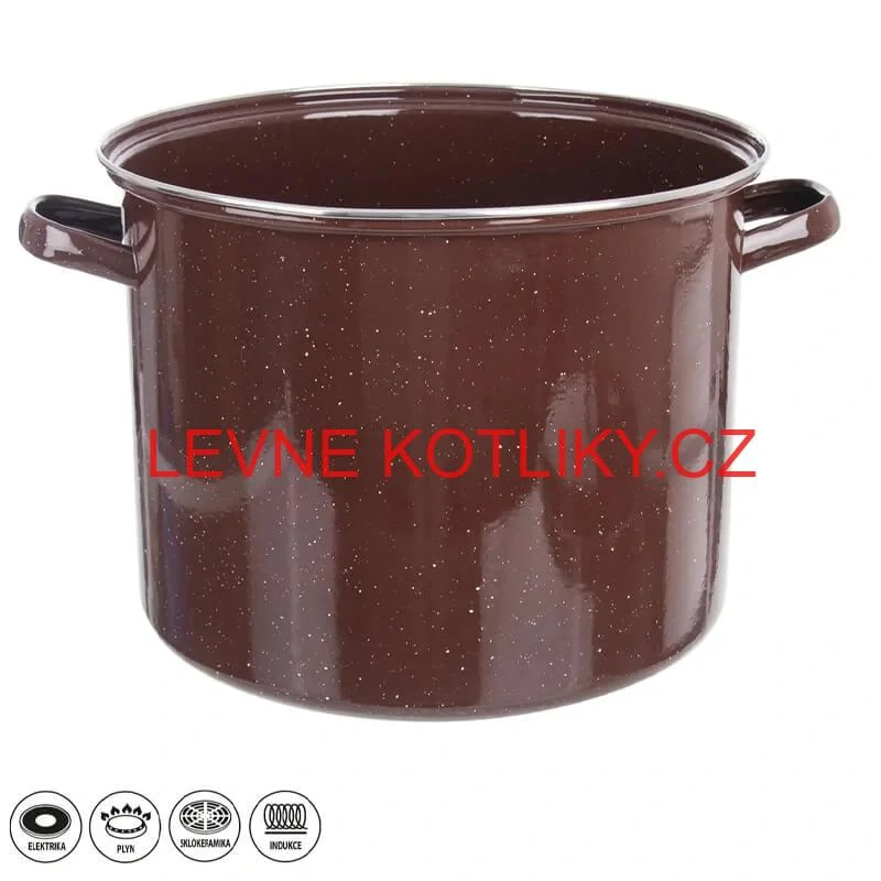 Hrnec hrubostenný smaltovaný bez poklice 20 l FALCO + paprikový pepř na guláš - sladké 100 g