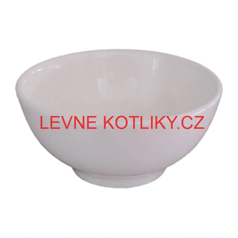 Keramická miska na servírování guláše 15 cm bílá