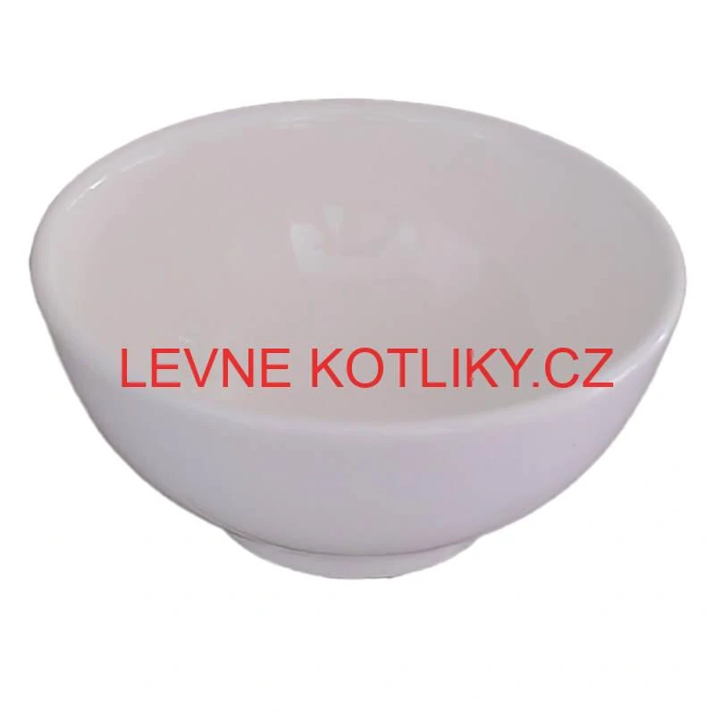 Keramické misky na servírování guláše 15 cm 6 ks bílé