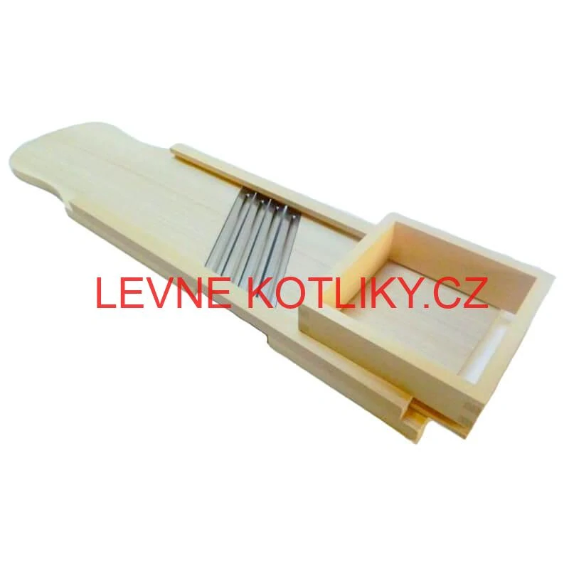 Ruční dřevěný kráječ zelí 4 nože 93 x 23,5 cm (obrovský)