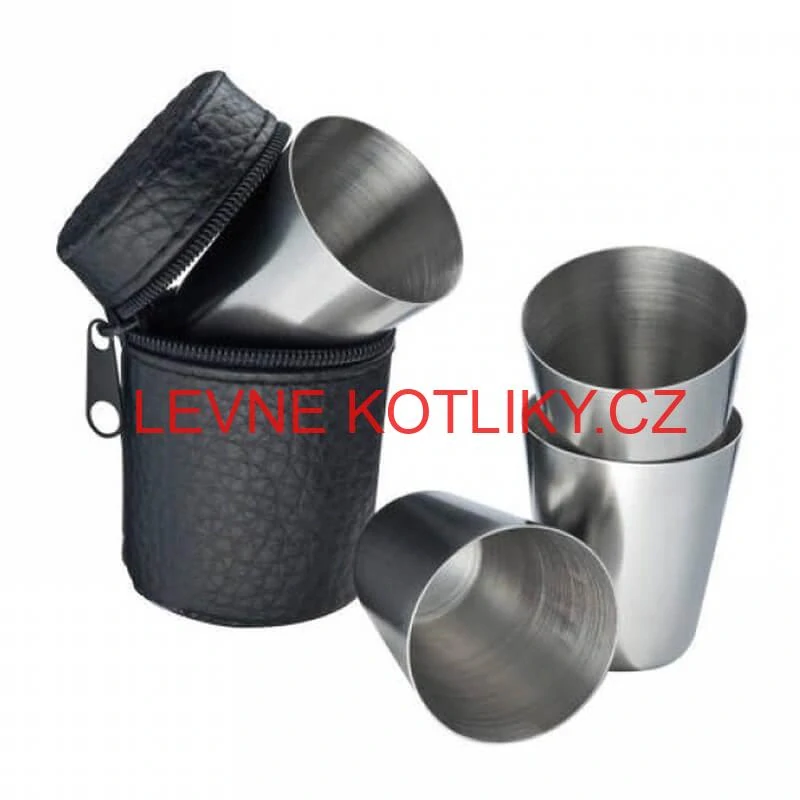 Turistické sklenice v pouzdru 4 ks 1,5 dl 4 ks