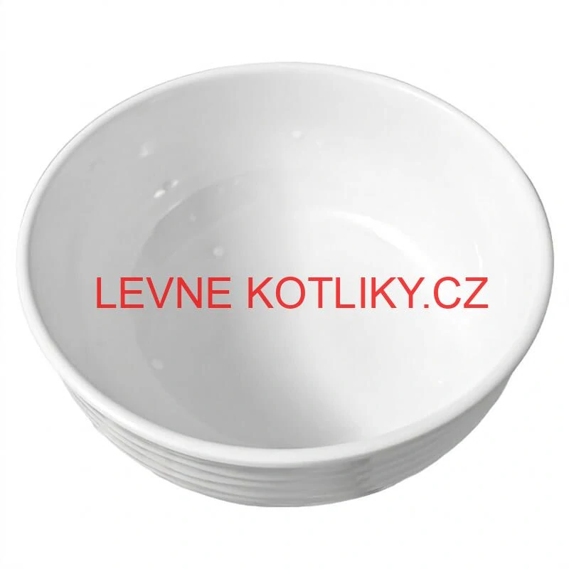 Prémiová bílá miska s kamennou strukturou 750 ml