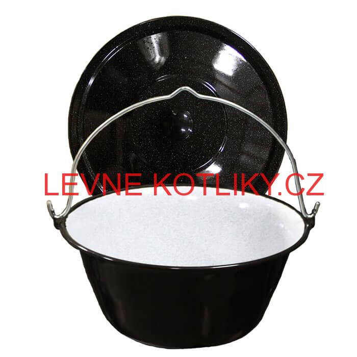 Smaltovaný kotlík 40 L + poklice