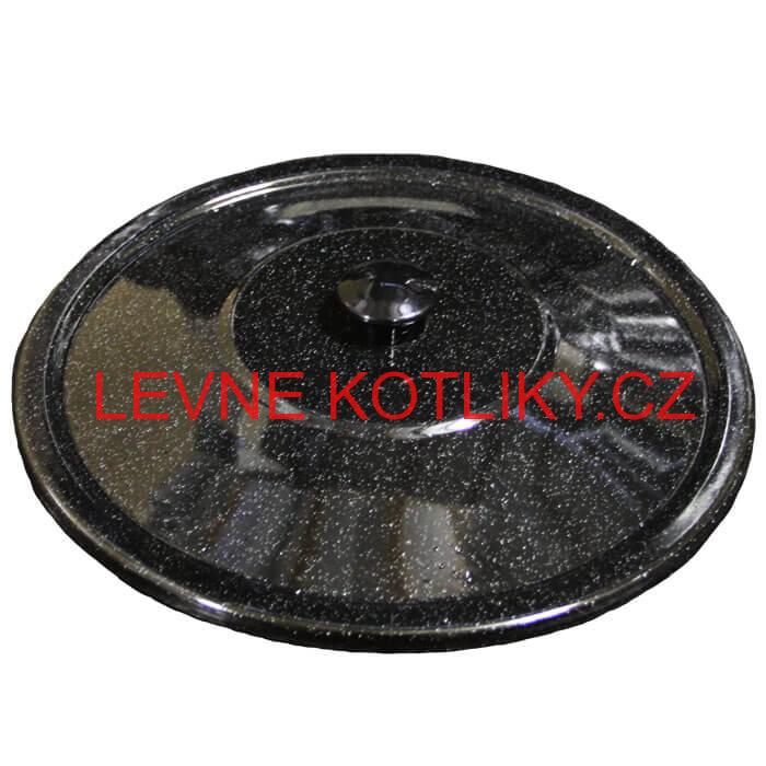 Smaltovaná poklice veliká 57 cm