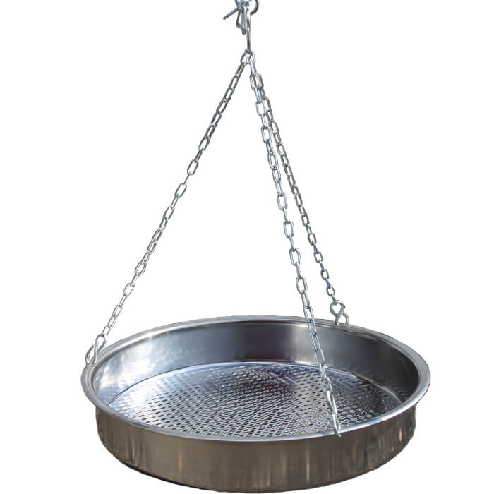 Nerezová pánev s řetízkem 49 cm INOX