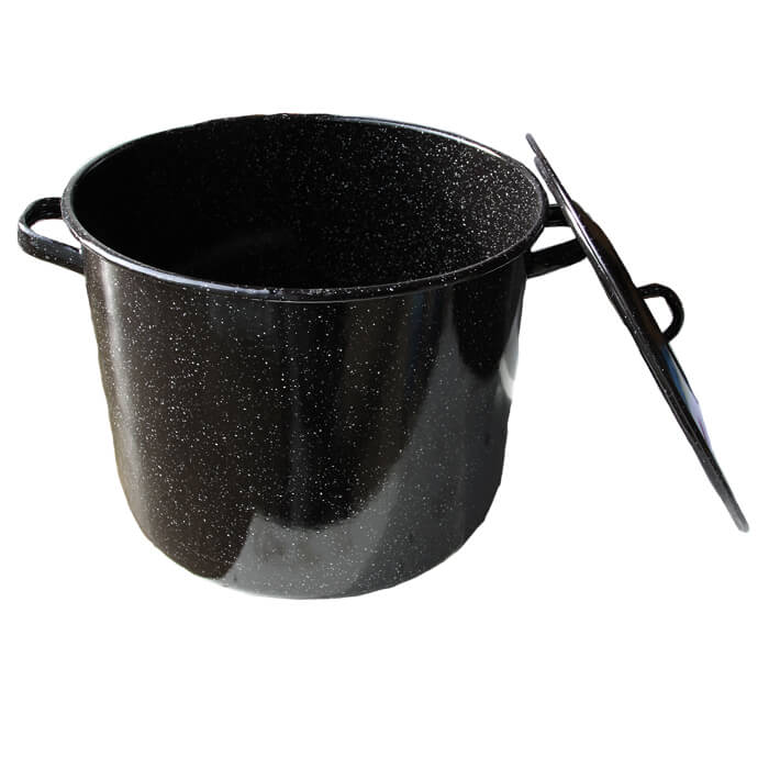 Smaltovaný hrnec s poklicí 27 L
