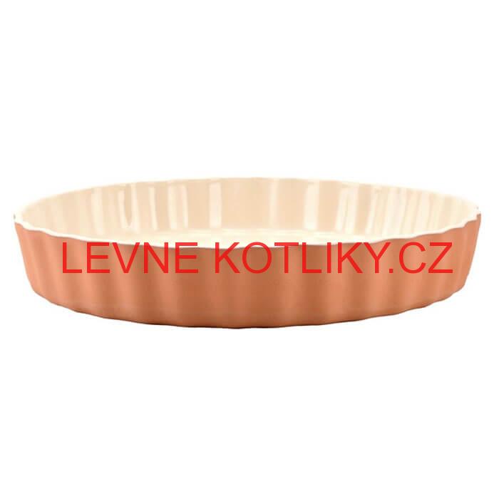 Hliněná forma na dort s glazurou 30 cm