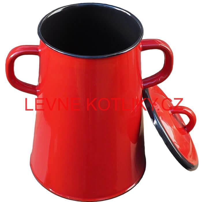 Nádoba na mast 2 L Červená