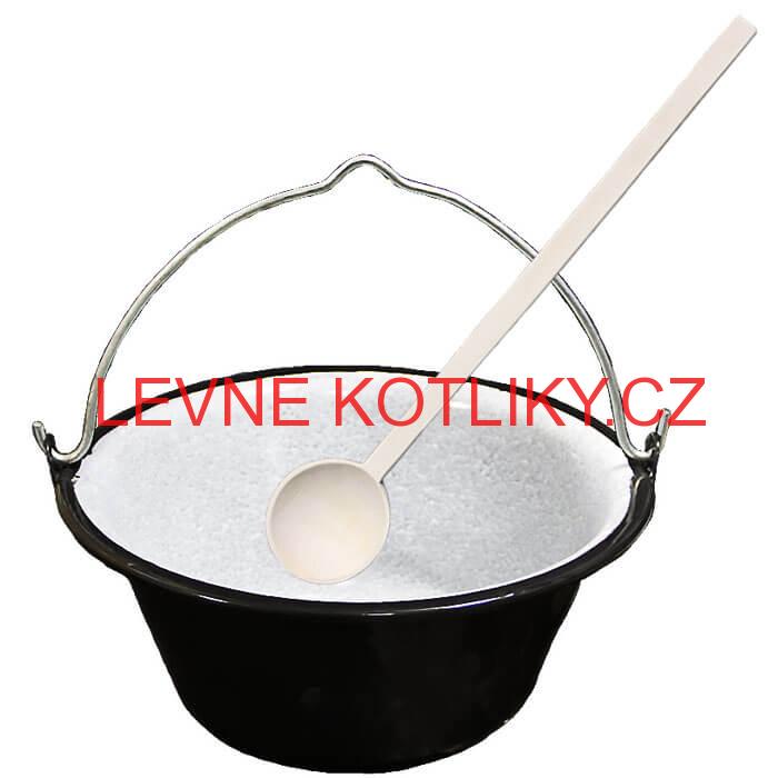 Smaltovaný kotlík 10 L + vařečka