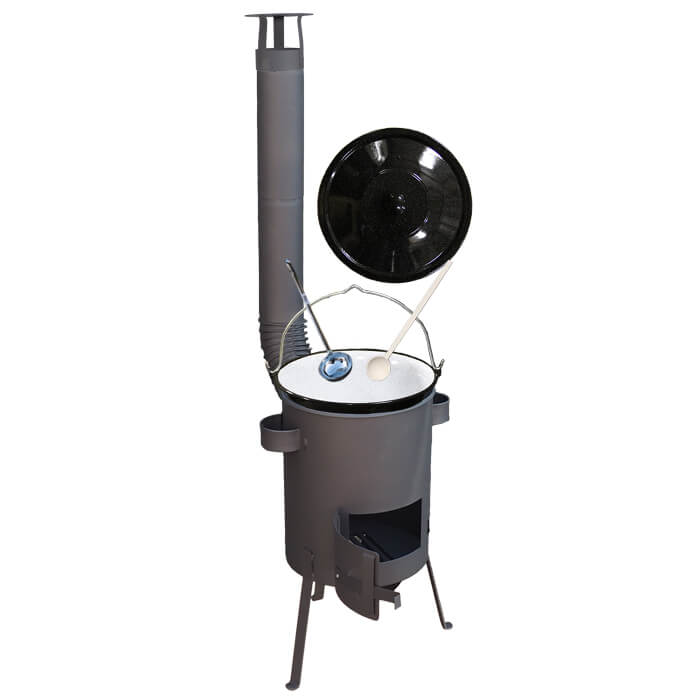 Smaltovaný kotlík 25 L + žáruvzdorná kotlina 45 PLUS 600 4 MM