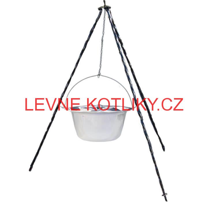 Nerezový kotlík 8 L INOX + poklice + stojan CLASSIC