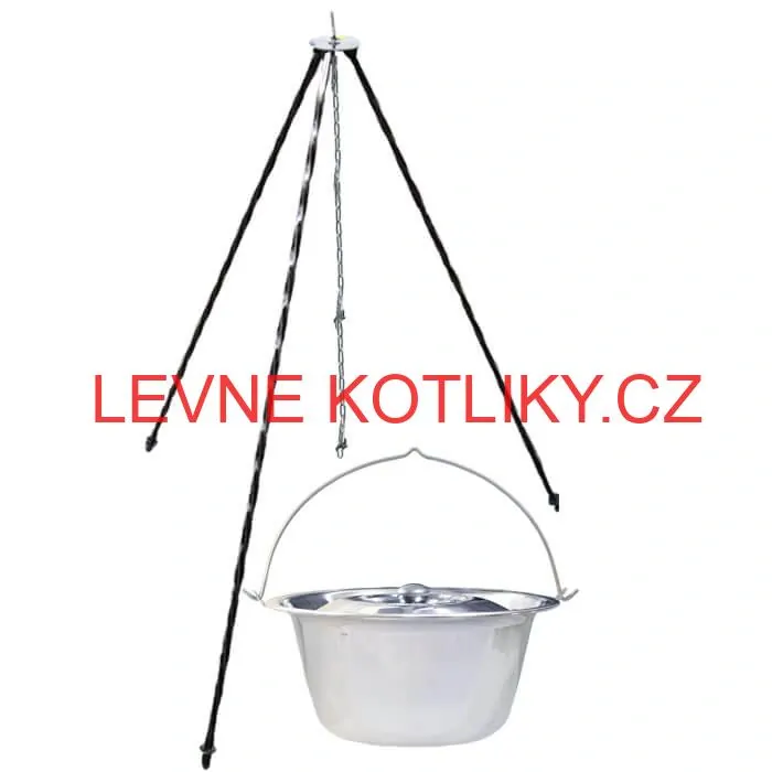 Nerezový kotlík 14 L INOX + poklice + stojan CLASSIC
