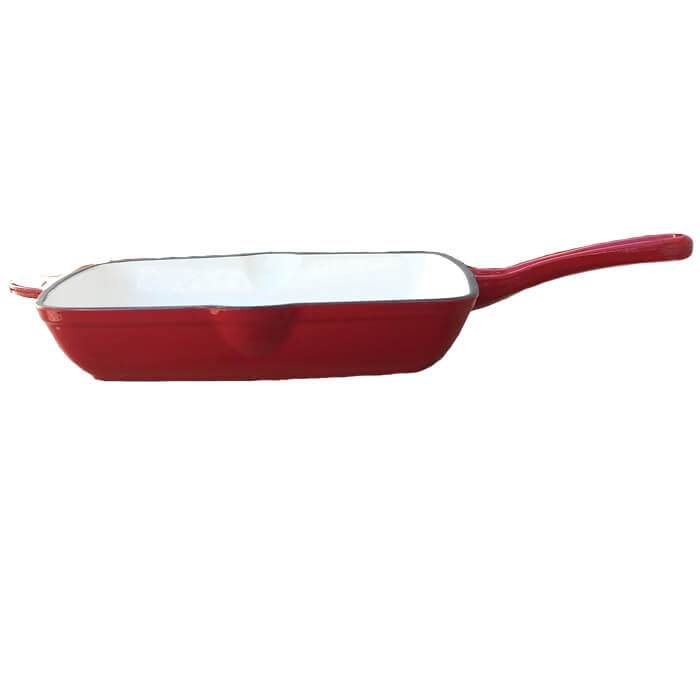 Litinová pánev na grilování se smaltovaným povrchem 26 cm Strong Mold
