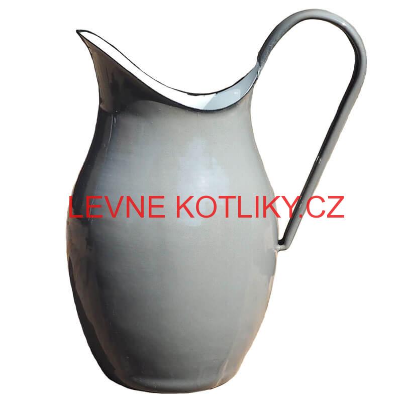 Smaltovaná konvice na vodu 2 L ŠEDÁ