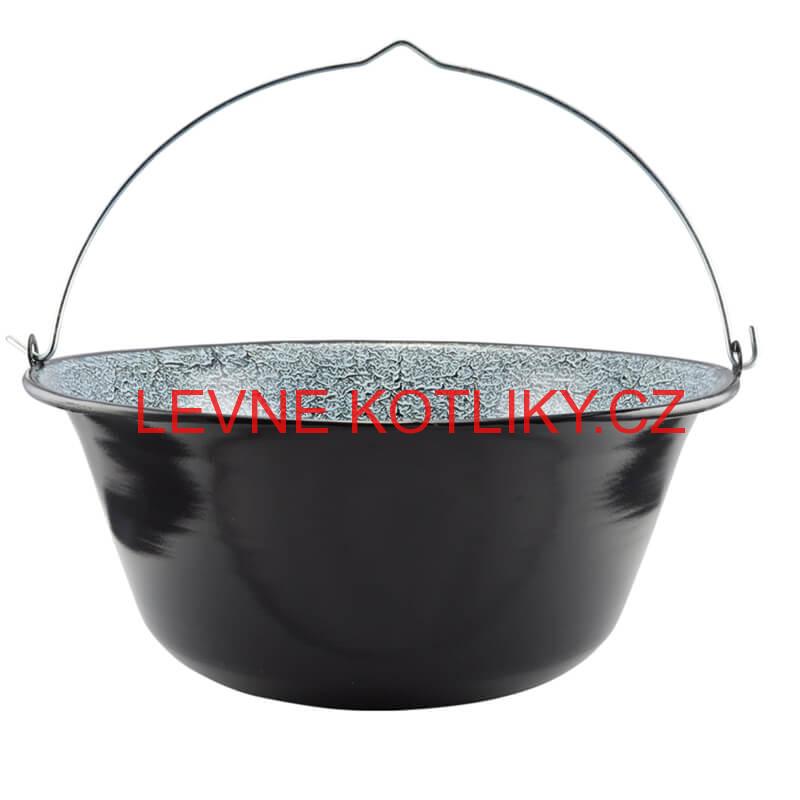 Smaltovaný kotlík 30 L + kovová kotlina 45 KOV