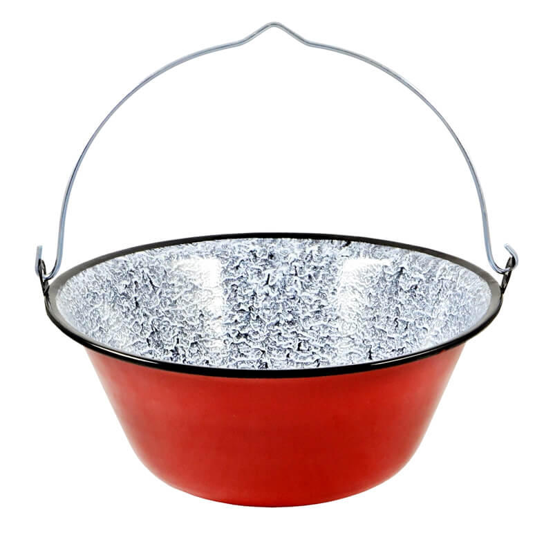 Smaltovaný kotlík 14 L + nerezová kotlina 36 INOX