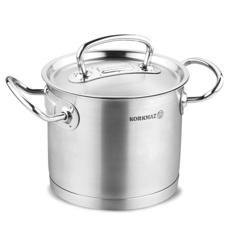 Sada nerezových hrnců s poklicí + rendlík 2 + 1 ks 5 L, 9 L, 1,5 L