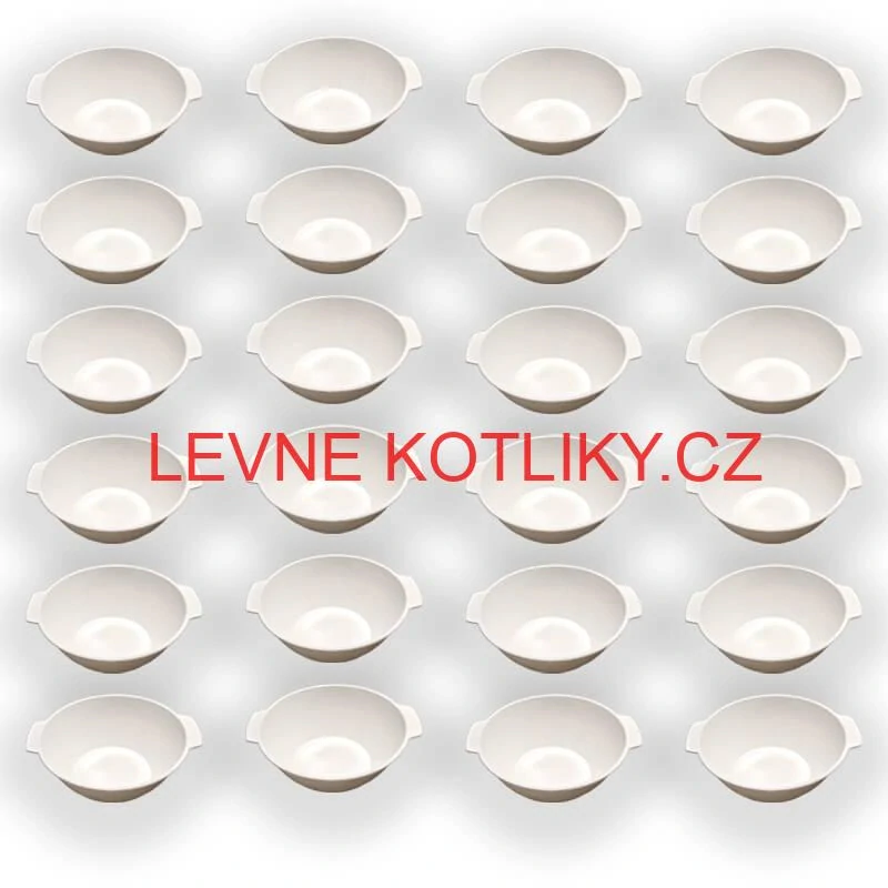 Sada 24 ks: Plastová miska na fajnový kotlíkový guláš a polévky – 750 ml