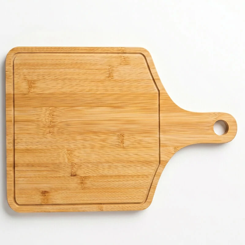 Bambusové prkénko na krájení 41×26,5 cm s rukojetí