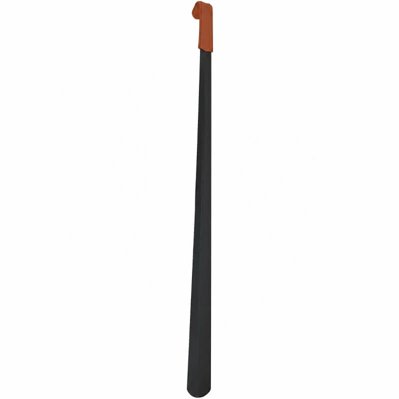 Kovová lžíce na boty 80 cm s rukojetí ze syntetické kůže