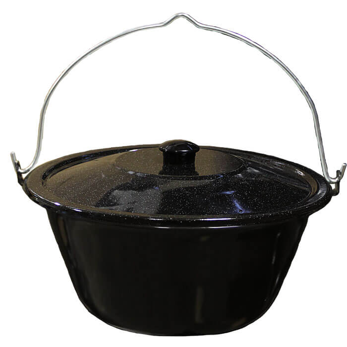 Smaltovaný kotlík 16 L + poklice