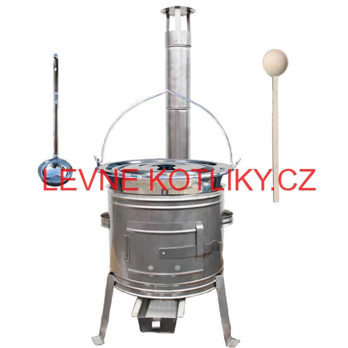 Nerezový kotlík 10 L + nerezová kotlina 31 cm TOPLUX