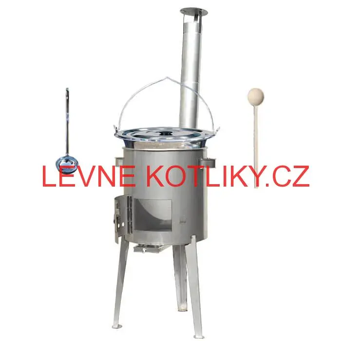 Nerezový kotlík 30 L (1,2 mm) + nerezová kotlina 45 cm LUXUS