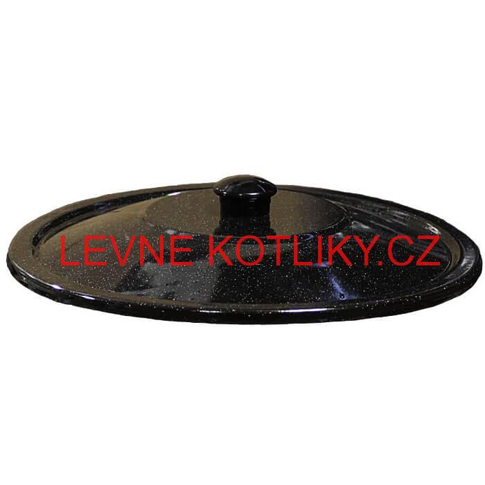 Smaltovaná poklice veliká 65 cm