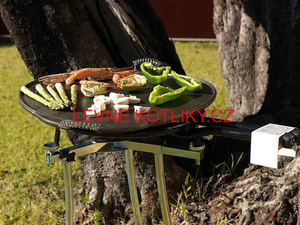 Grilovací litinová deska 43 cm