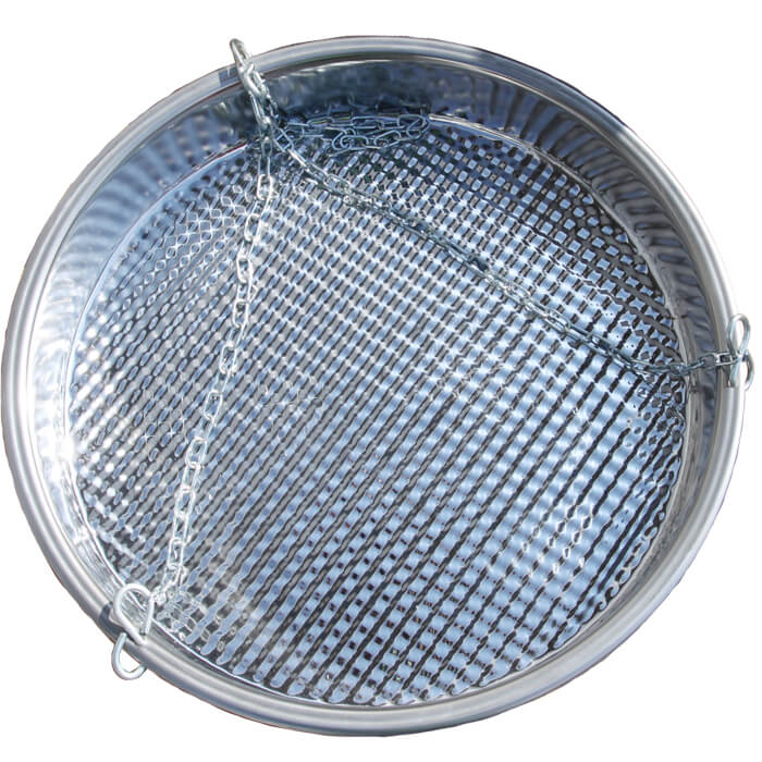 Nerezová pánev s řetízkem 49 cm INOX