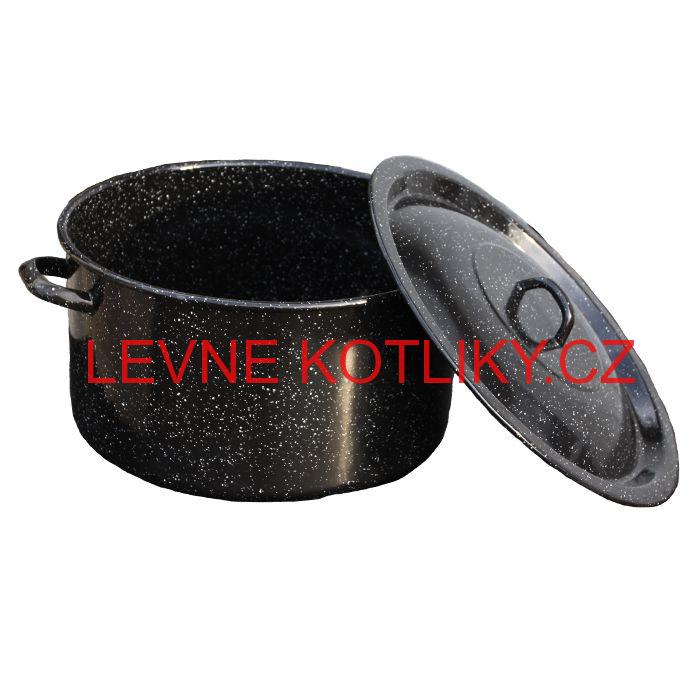Smaltovaný kastrol s poklicí 20 L