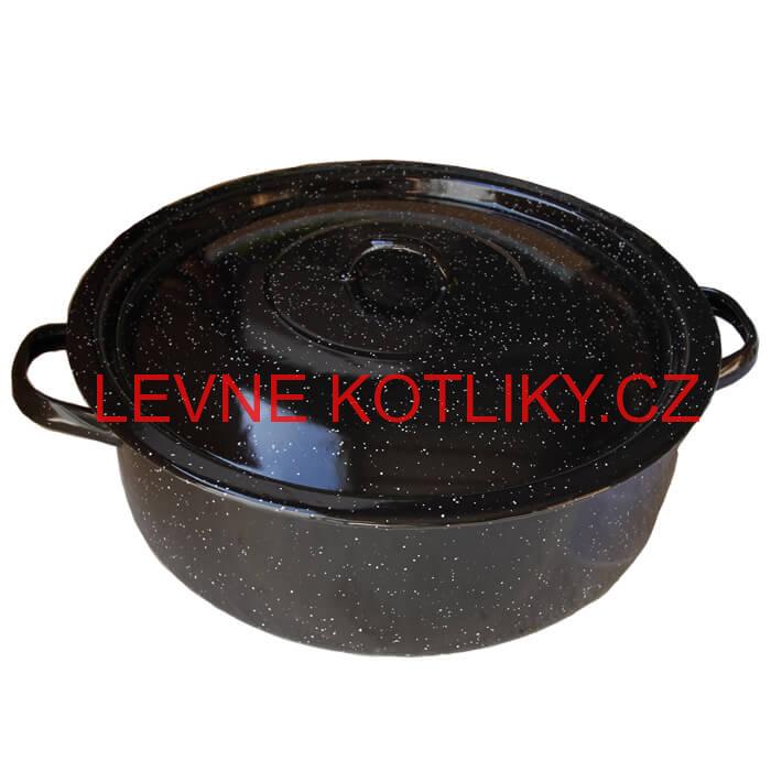 Smaltovaný kastrol s poklicí 20 L