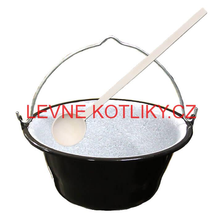 Smaltovaný kotlík 10 L + vařečka