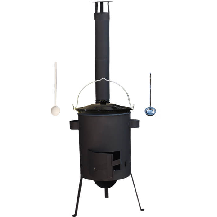 Smaltovaný kotlík 25 L + žáruvzdorná kotlina 45 PLUS 600 4 MM