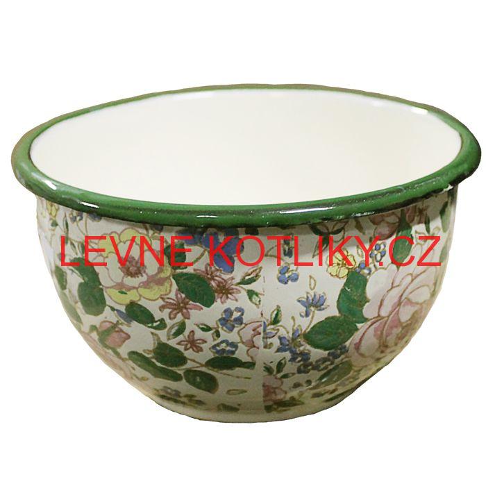 Smaltovaná vzorovaná miska 15 cm DECOR