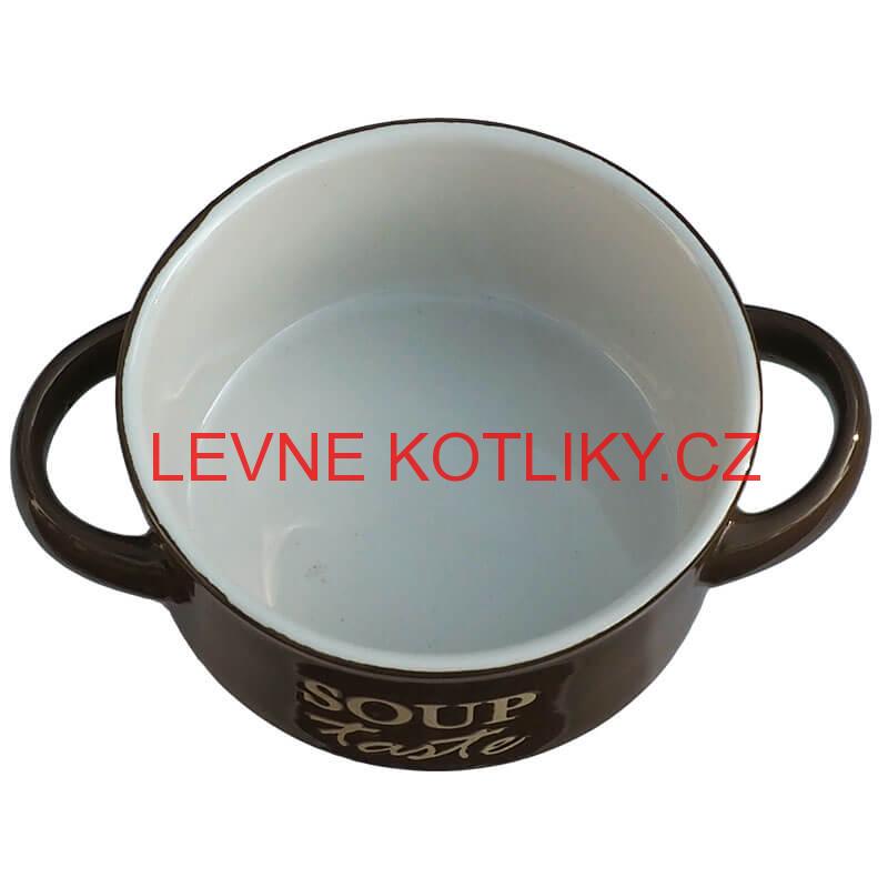 Keramická miska na polévku-hnědá SOUP