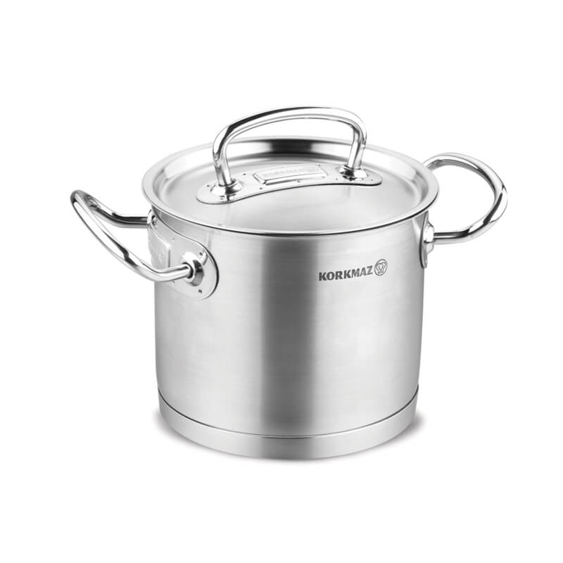 Sada nerezových hrnců s poklicí + rendlík 2 + 1 ks 5 L, 9 L, 1,5 L