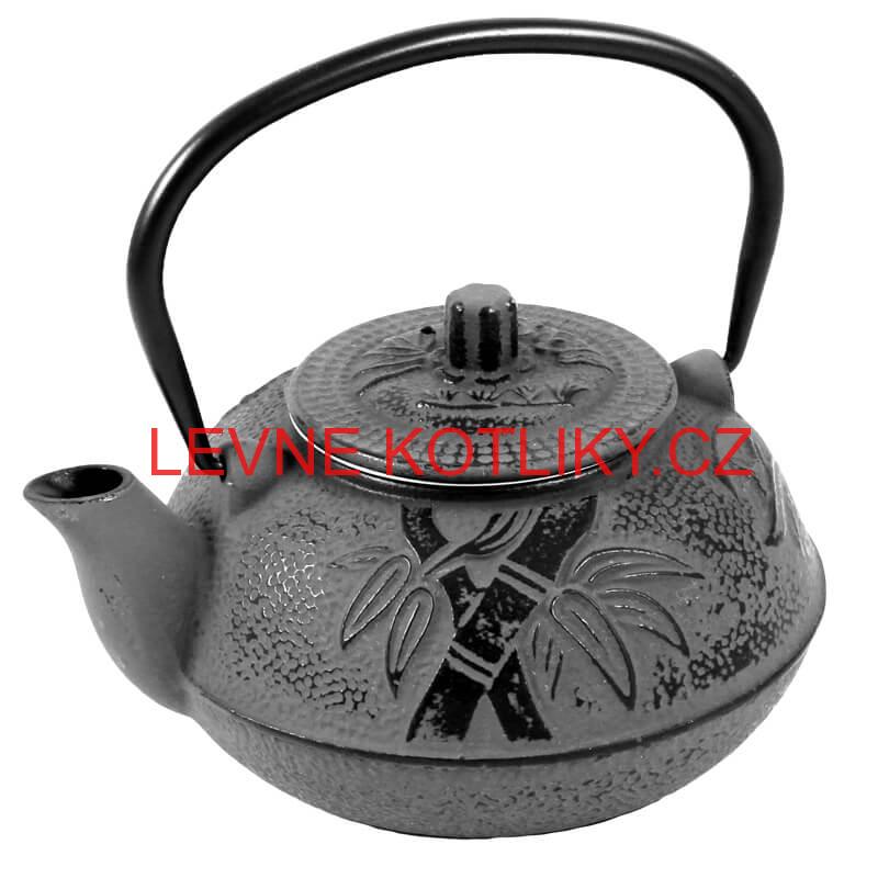 Litinový čajník 600 ml šedý