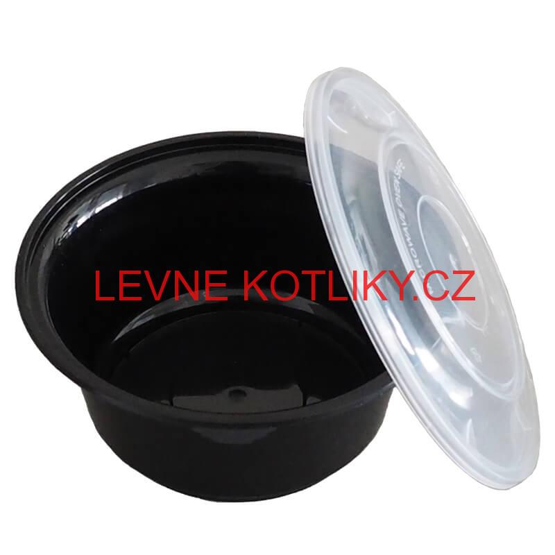 Plastový box (miska) na guláš + víčko 1000 ml