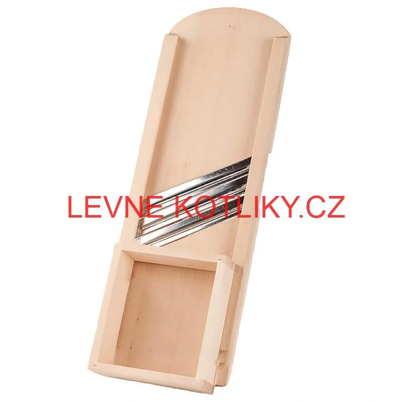 Ruční dřevěný kráječ zelí 3 nože 56 x 19 cm (malý)