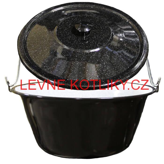 Smaltovaný kotlík 20 L + poklice