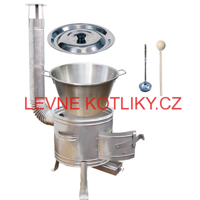 Nerezový kotel 45 L (1,2 mm) + nerezová kotlina 45 cm TOPLUX
