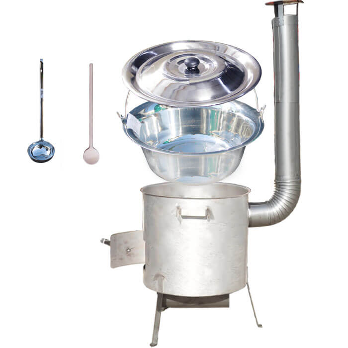 Nerezový kotlík 20 L (1,2 mm) INOX, zesílená vysoká nerezová kotlina 42 cm KOMFORT