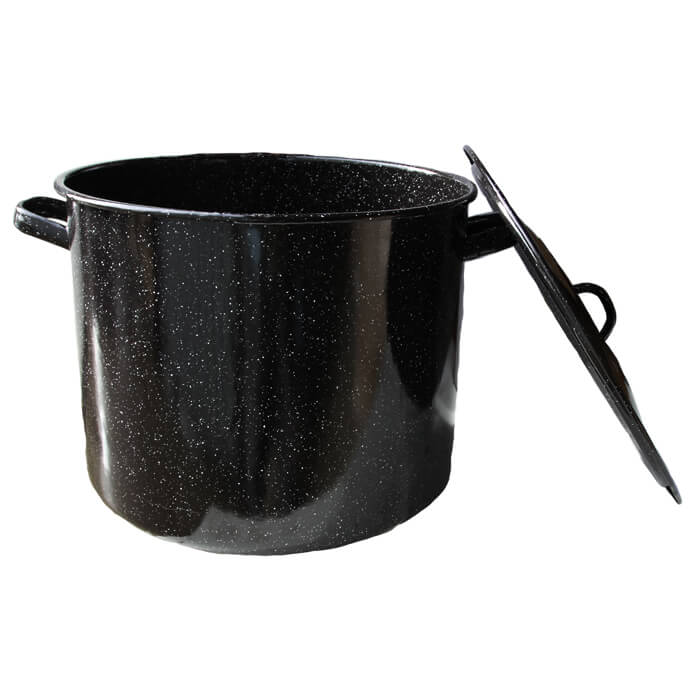 Smaltovaný hrnec s poklicí 27 L