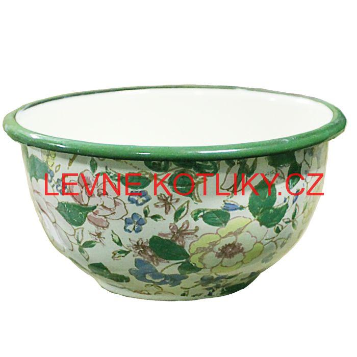 Smaltovaná vzorovaná miska 15 cm DECOR