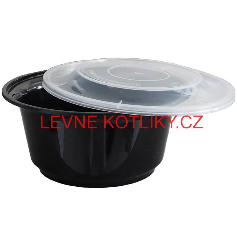 Plastový box (miska) na guláš + víčko 1000 ml