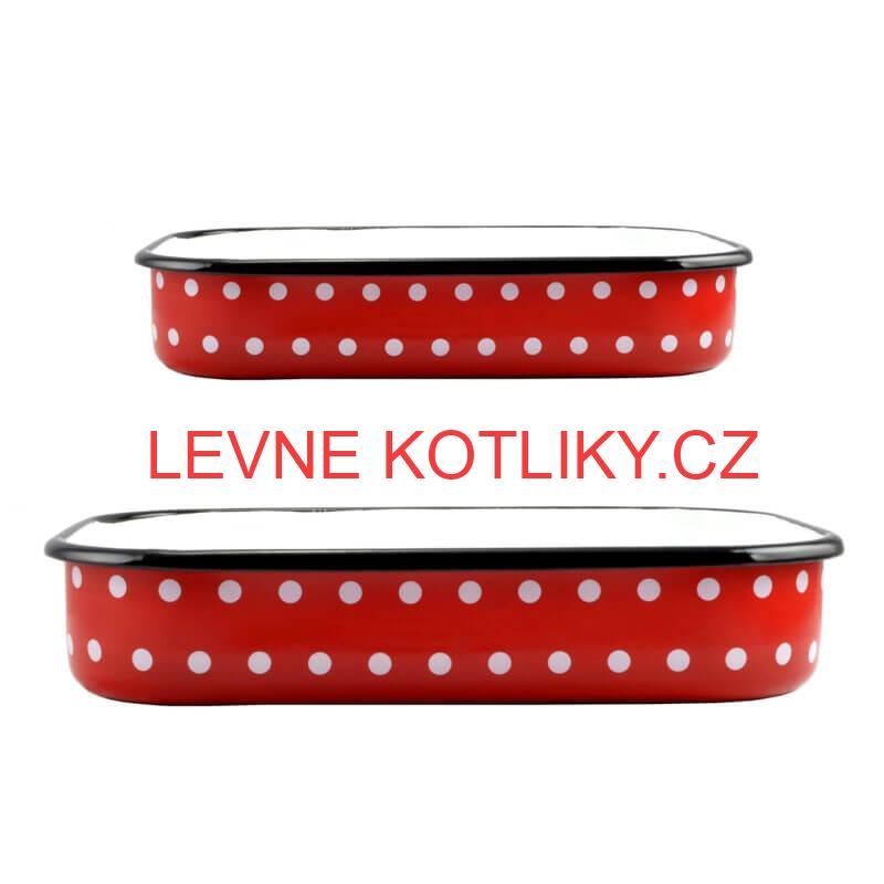 Smaltované pekáče DECOR 2 ks