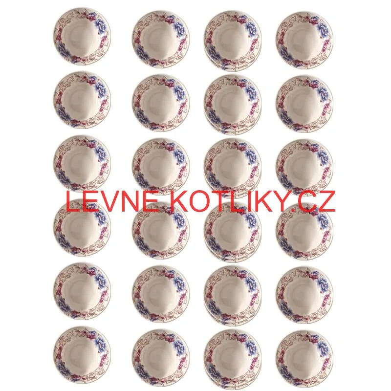 Plastová miska s květinovým vzorem (750 ml) – nyní v sadě 24 kusů!