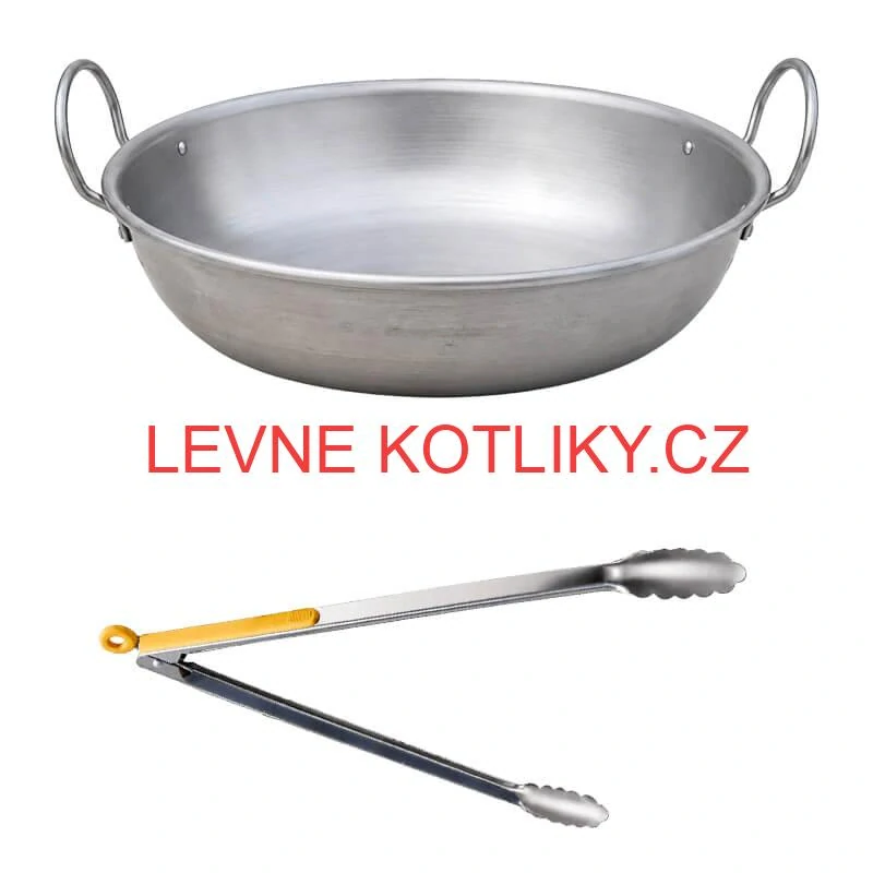 Sada na smažení langošů v přírodě 36 cm s kotlinou CLASIC