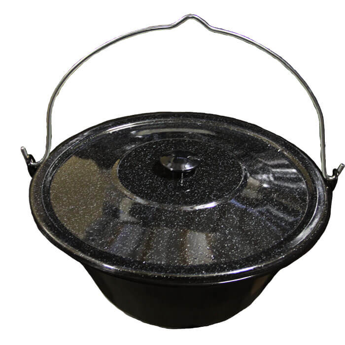 Smaltovaný kotlík 30 L + poklice